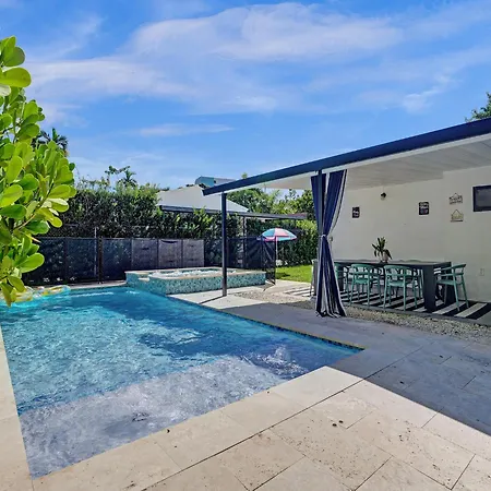 Sinai 4 Bedroom Pool Villa In Miami 10 Mins To South Beach!